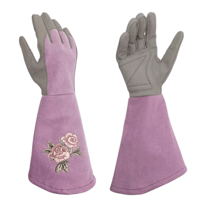 Embroidered Garden Gloves