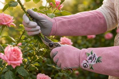 Embroidered Garden Gloves