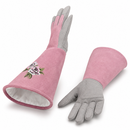 Embroidered Garden Gloves