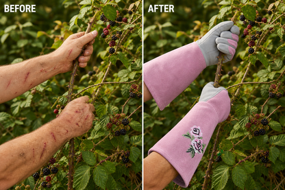 Embroidered Garden Gloves